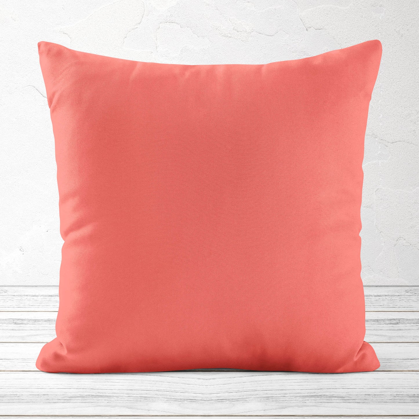 Salmon Orange-Pink Pillow Covers and Euro Shams | Premium USA Cotton - b444