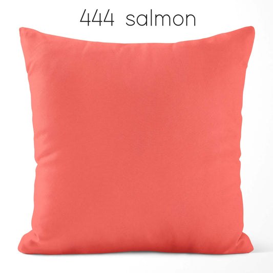 Salmon Cotton Pillow Covers Custom Made to Order color 444