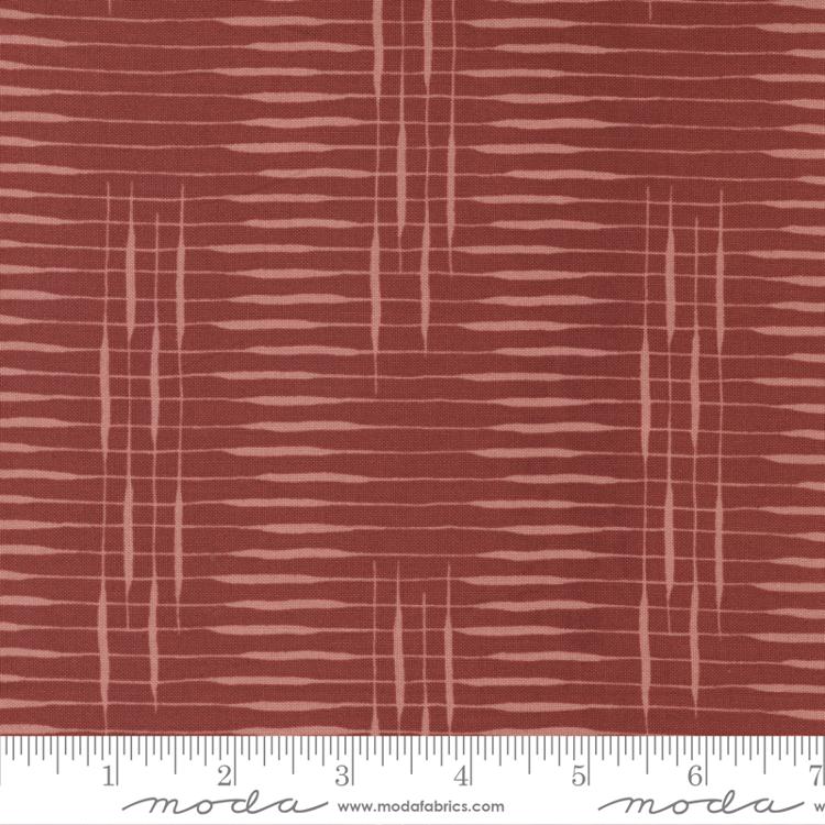 Cinnamon Brick-Red Table Runners Placemats Modern Print