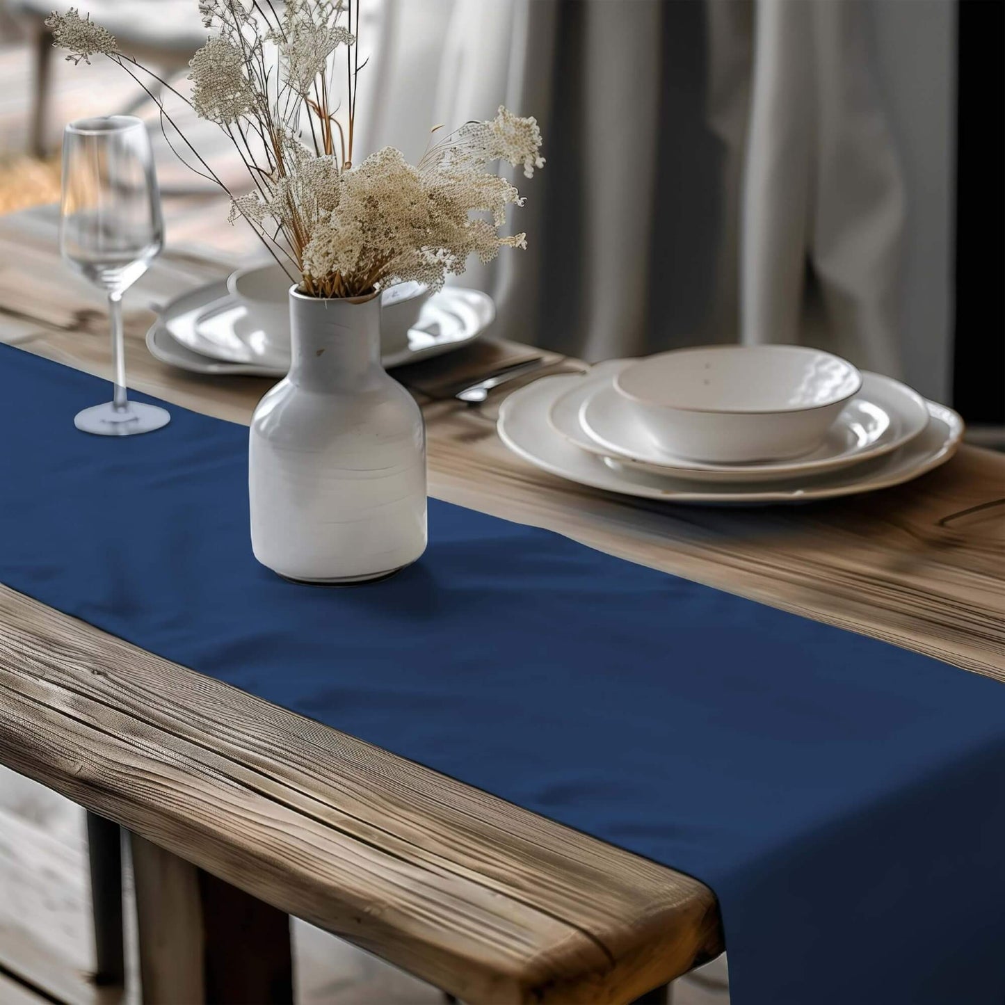 Admiral Blue Table Runner Placemat color 48