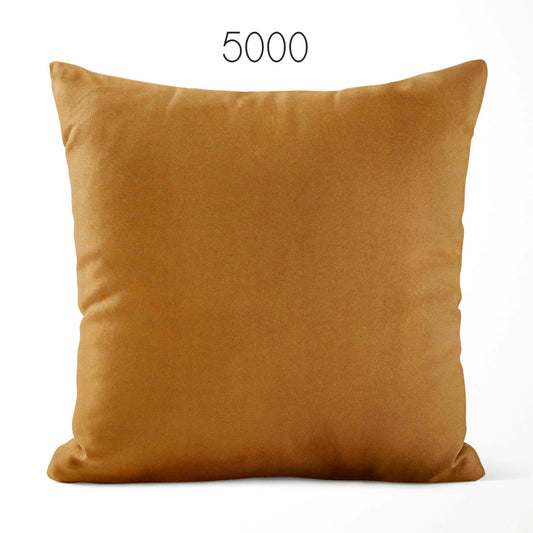 Mustard Gold Solid Homespun Cotton Pillow Covers pattern 5000