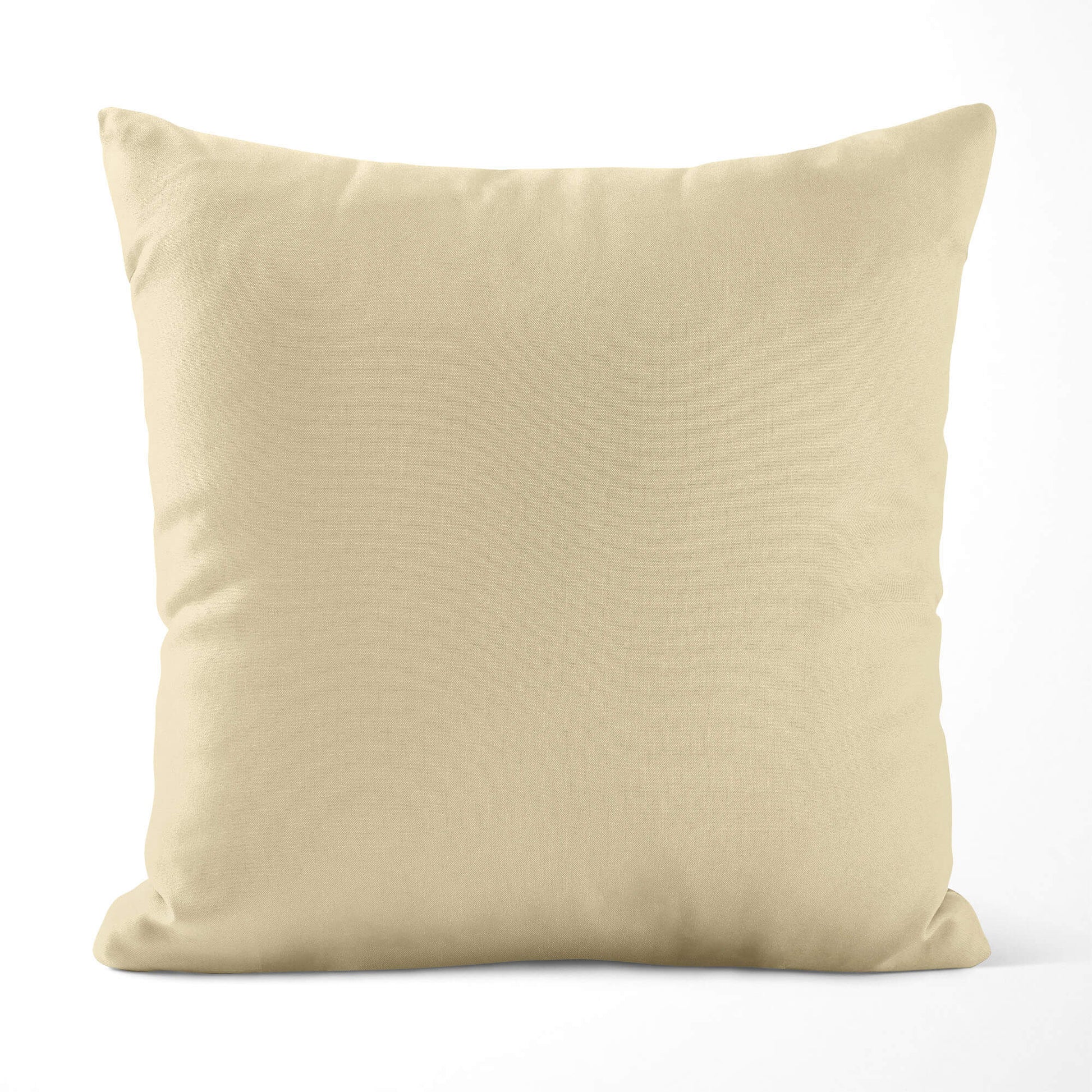 Cream Throw Pillow Covers and Euro Shams Premium USA Cotton - b67