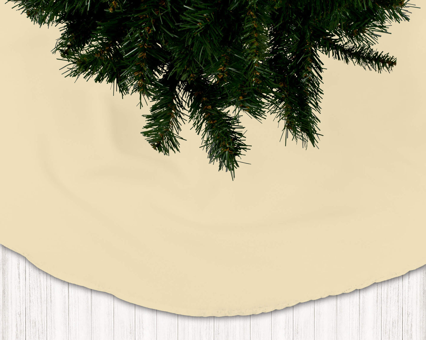 Cream Christmas Holiday Tree Skirts - b67