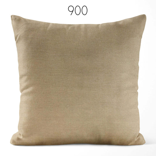 Tan Solid Homespun Cotton Pillow Covers Custom Made pattern 900