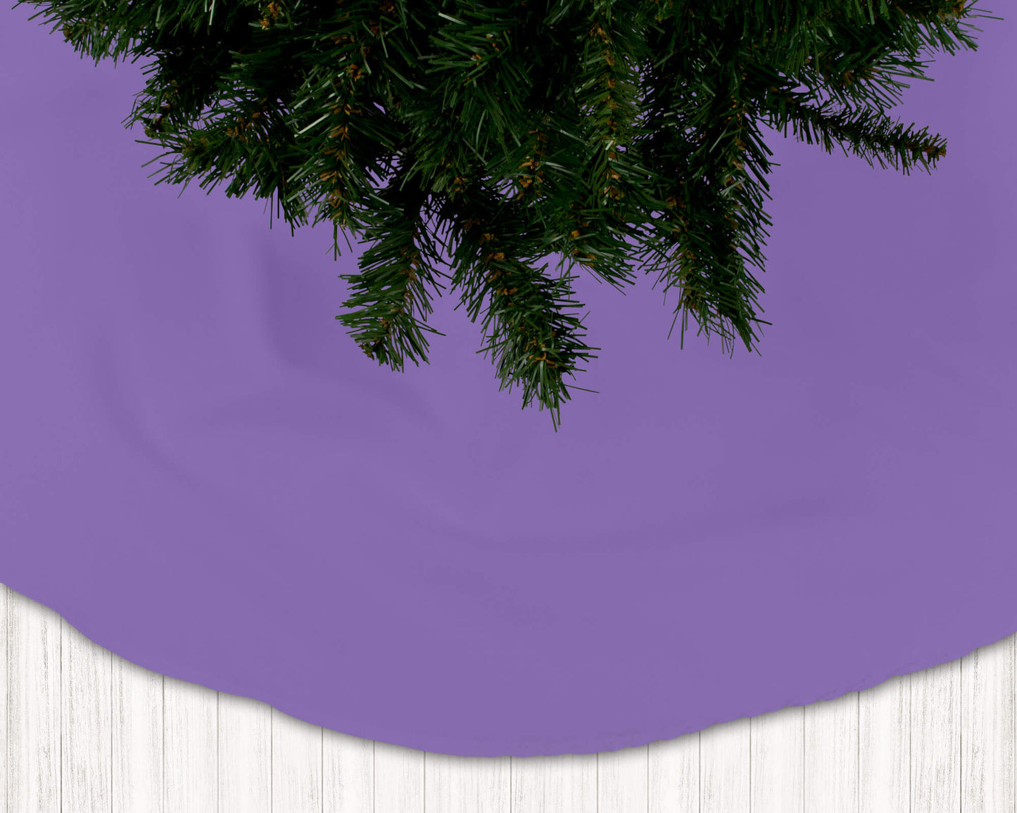 Lavender Hyacinth Holiday Christmas Tree Skirts - b93