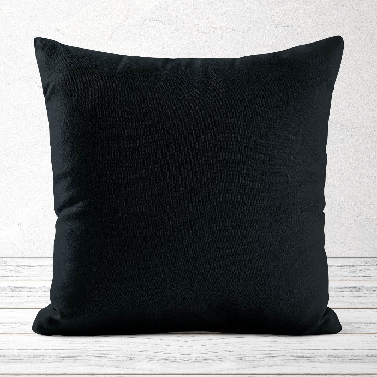 Black Onyx Throw Pillow Covers and Euro Shams Premium USA Cotton - b99