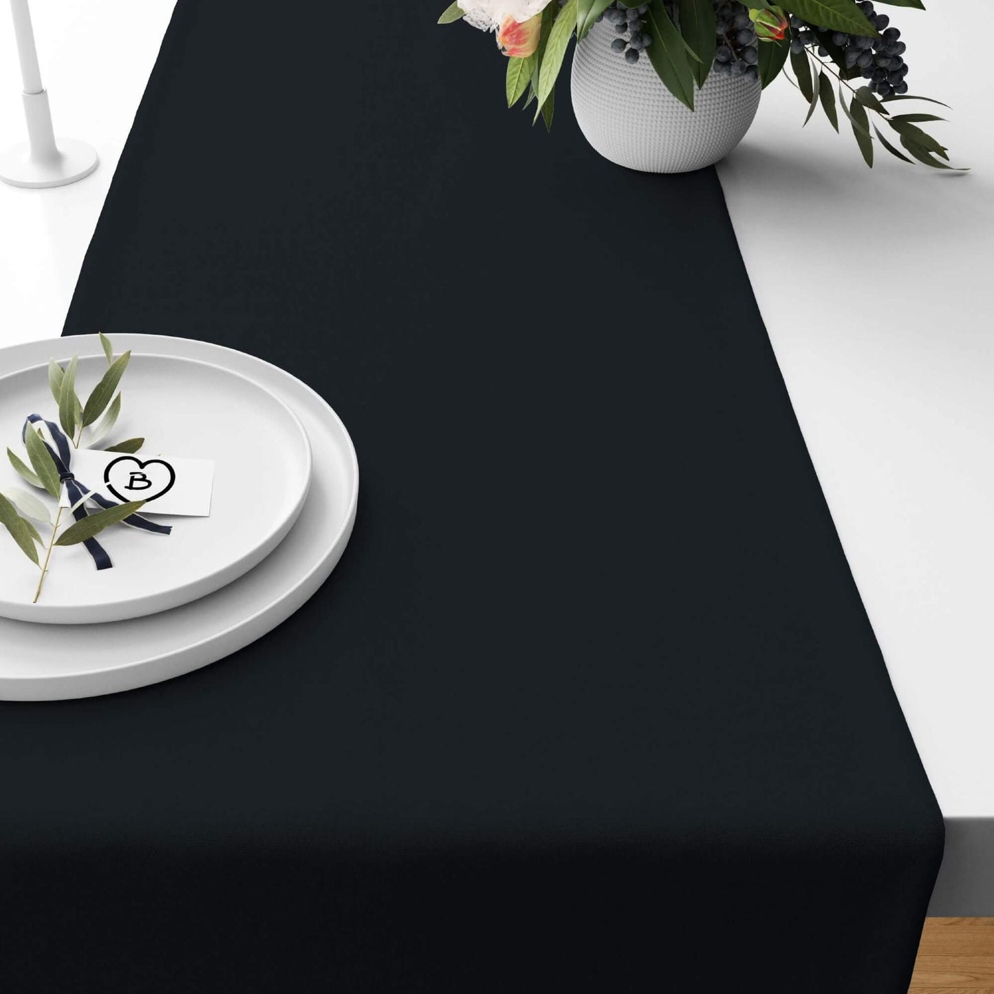 Black Table Runners Placemats color 99