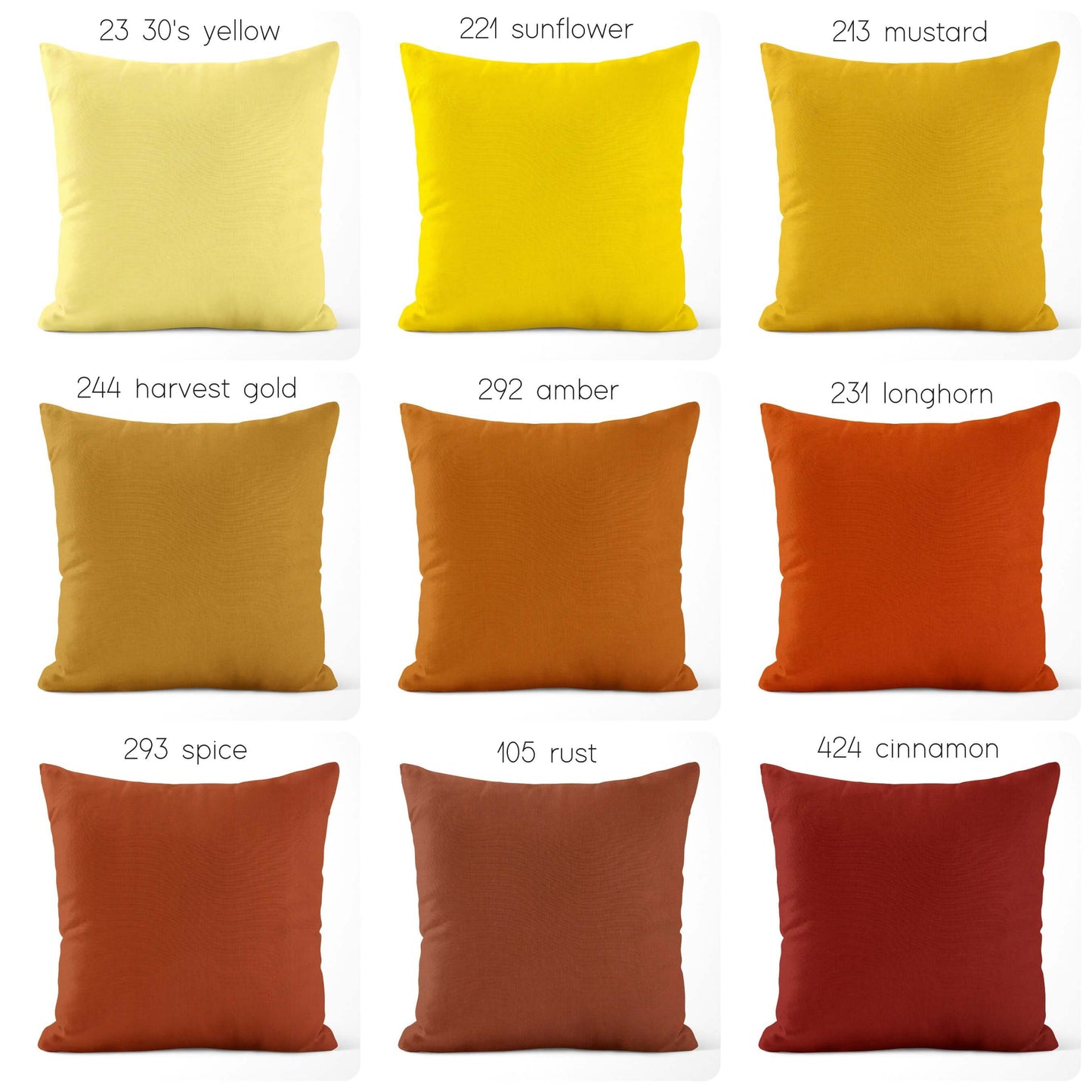 Amber Cotton Pillow Covers color 292