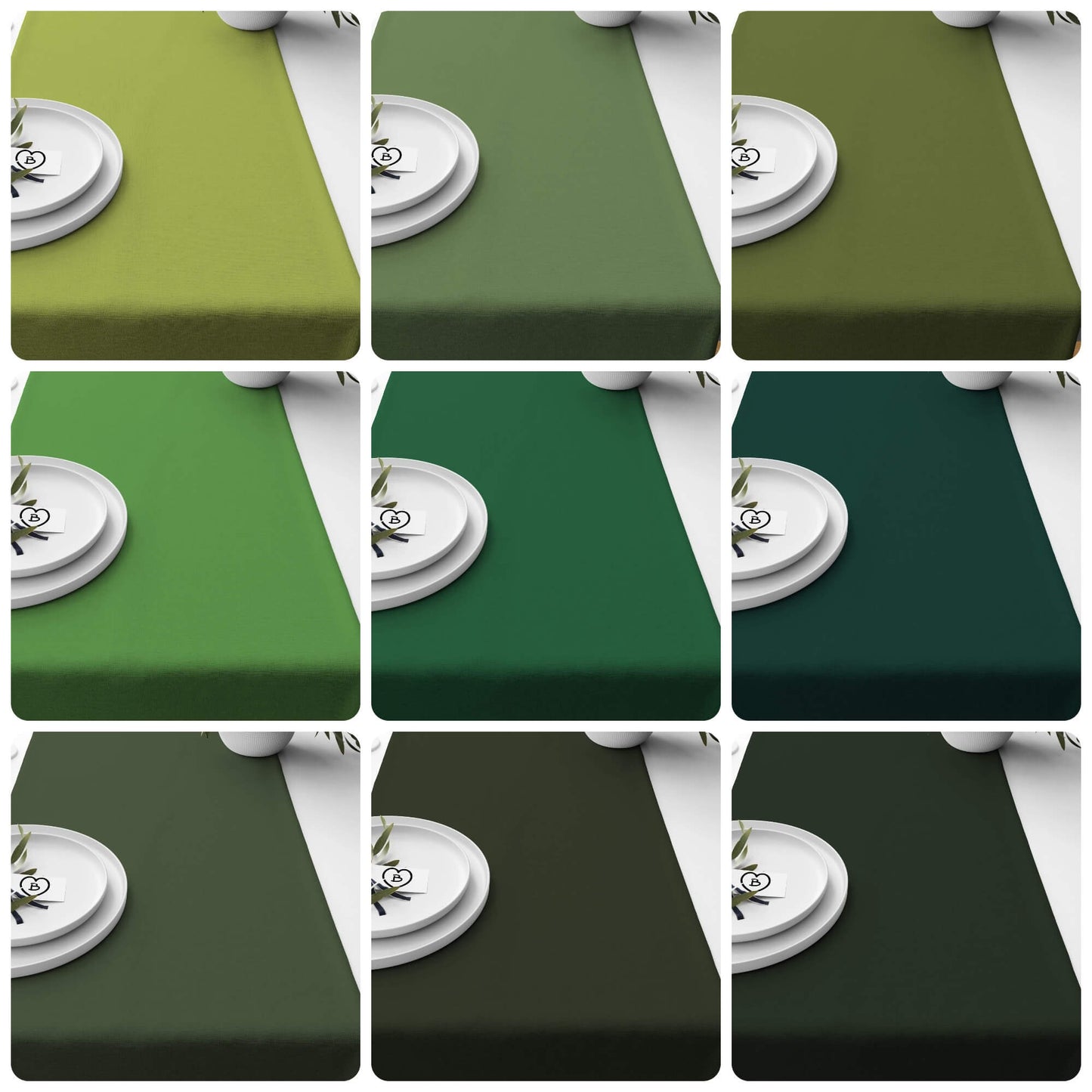 Christmas Green Table Runners Placemats color 14