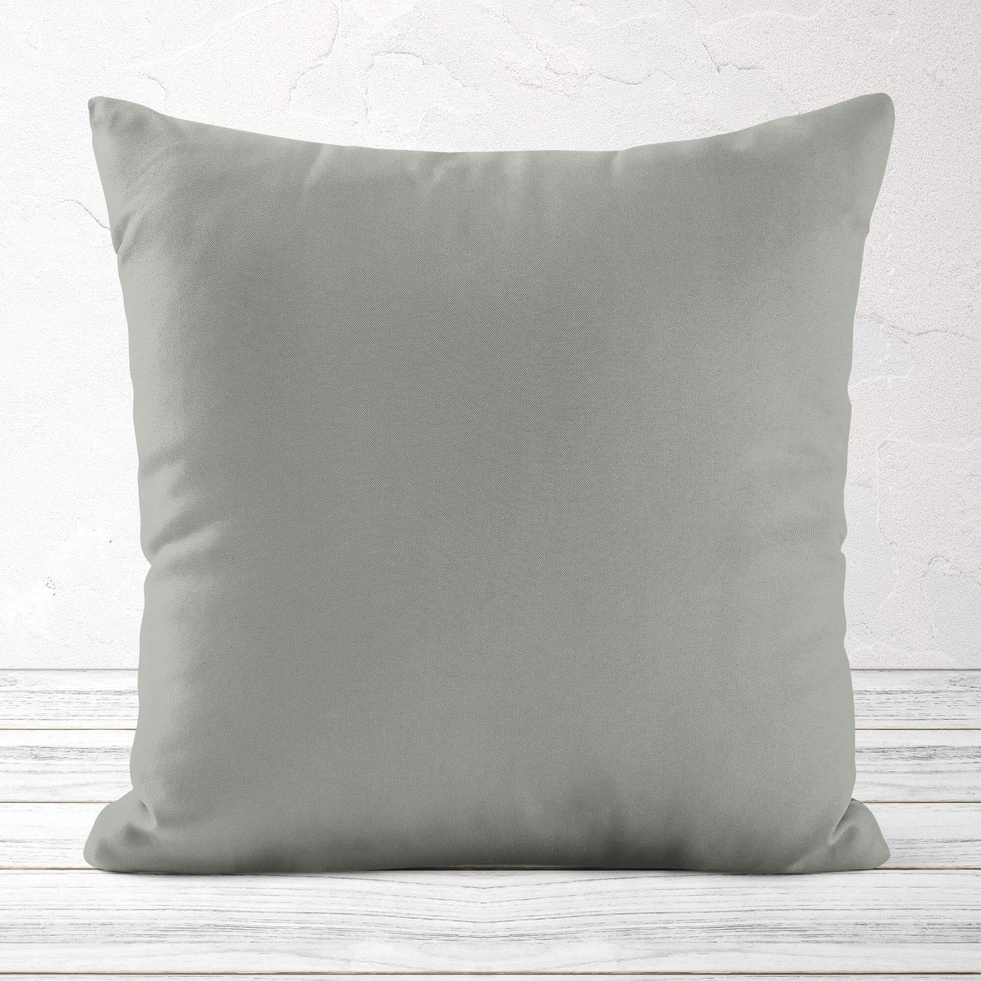 Light Gray Throw Pillow Covers and Euro Shams Premium USA Cotton - b83