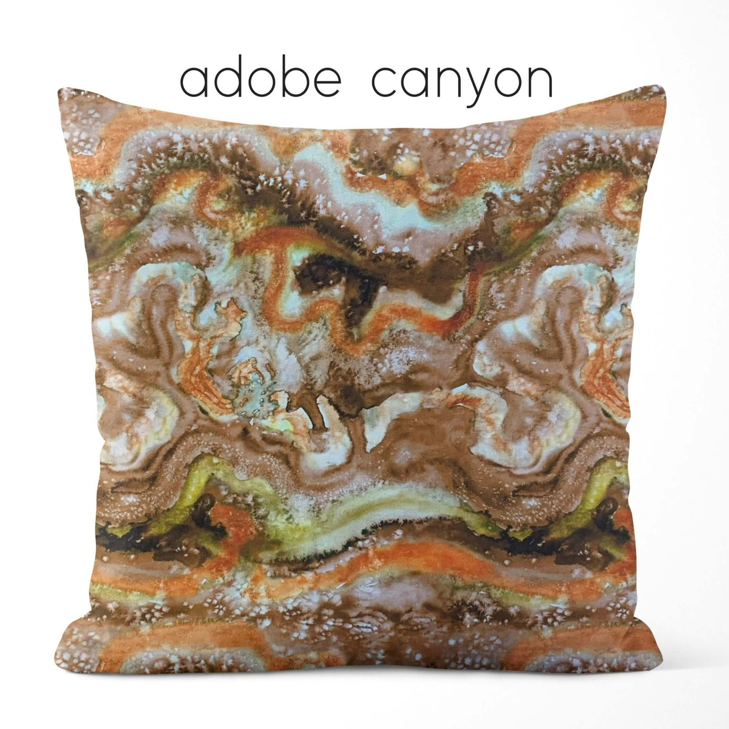 Adobe Canyon Desert Oasis Pillow Covers Custom Made to Order