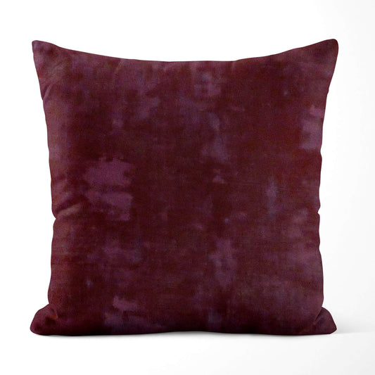 Burgundy Red Abstract Grunge Pillow Covers and Euro Shams color 297