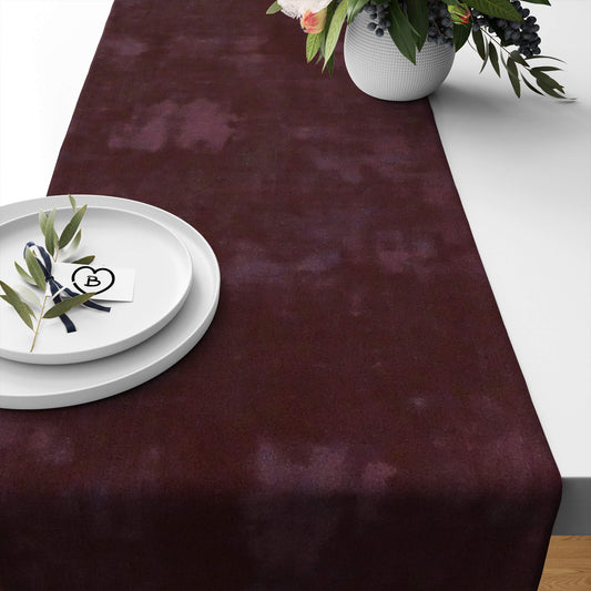 Burgundy Red Abstract Table Runners Placemats color 297