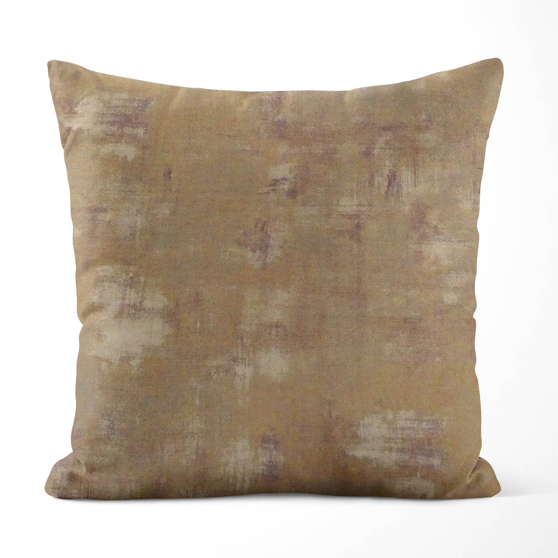 Caramel Brown Abstract Grunge Pillow Covers and Euro Shams color 529