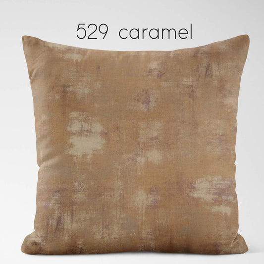 Caramel Brown Abstract Pillow Covers color 529