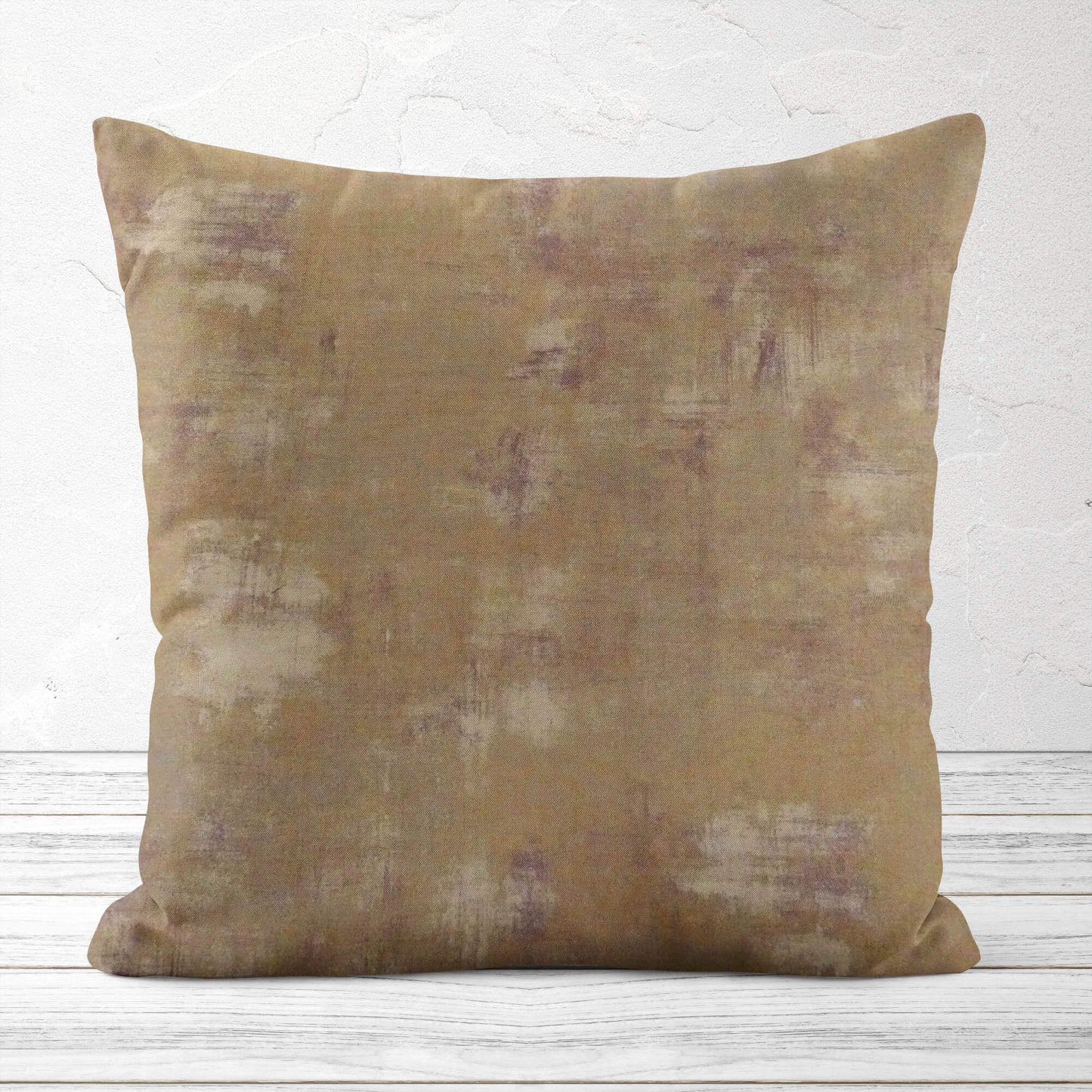 Caramel Brown Abstract Grunge Pillow Covers and Euro Shams color 529