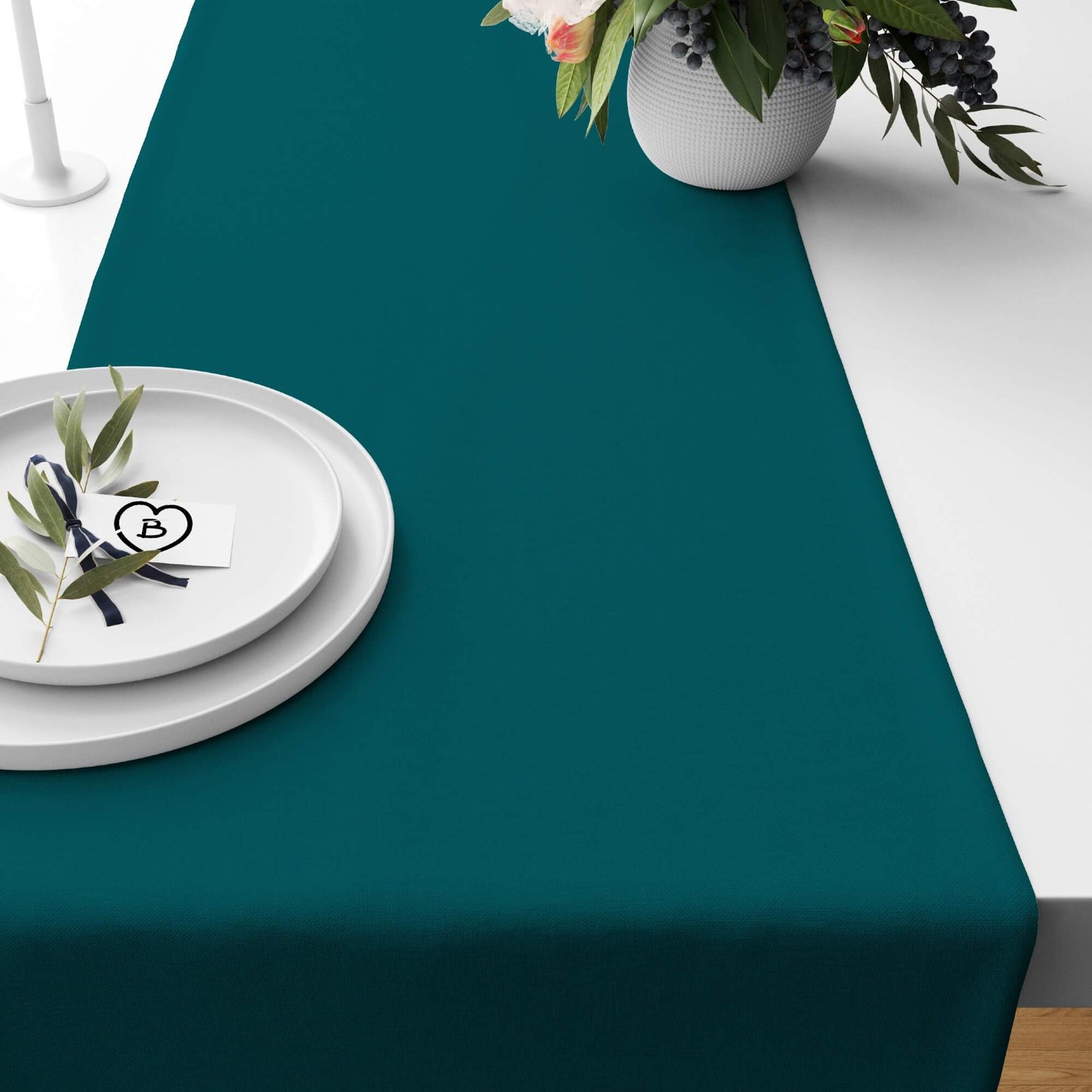 Dark Teal Table Runners Placemats color 110