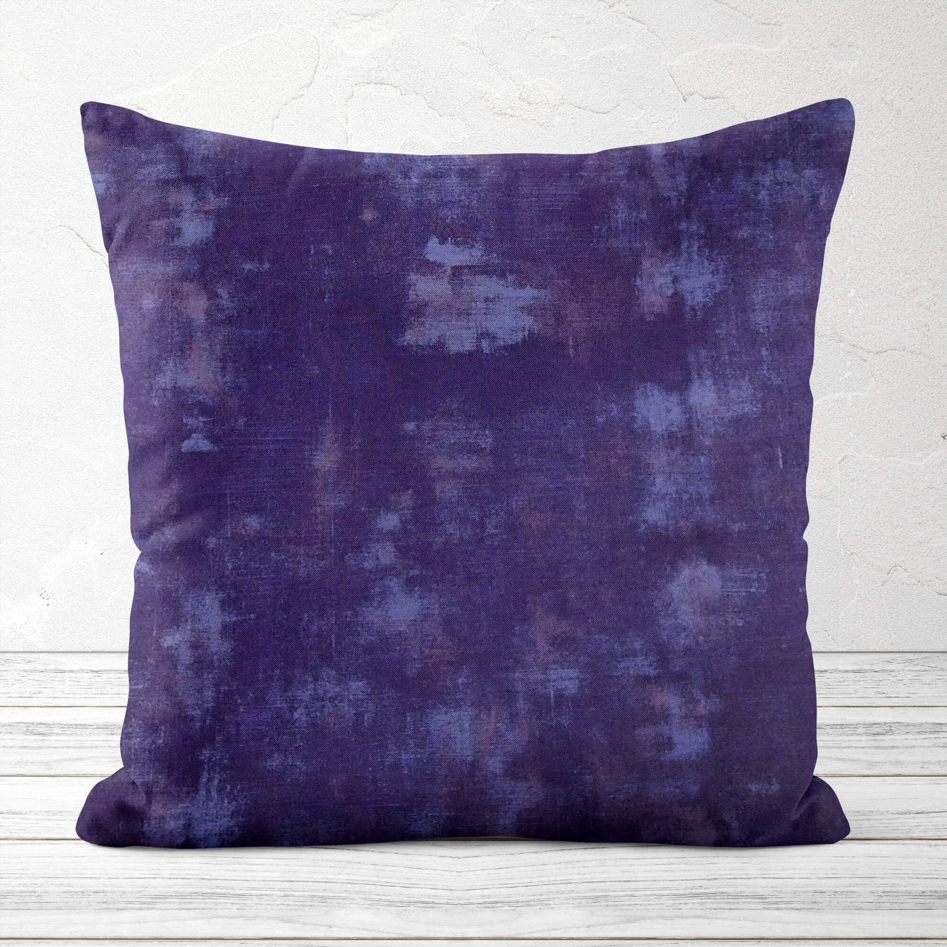 Eggplant Purple Abstract Grunge Pillow Covers and Euro Shams color 245