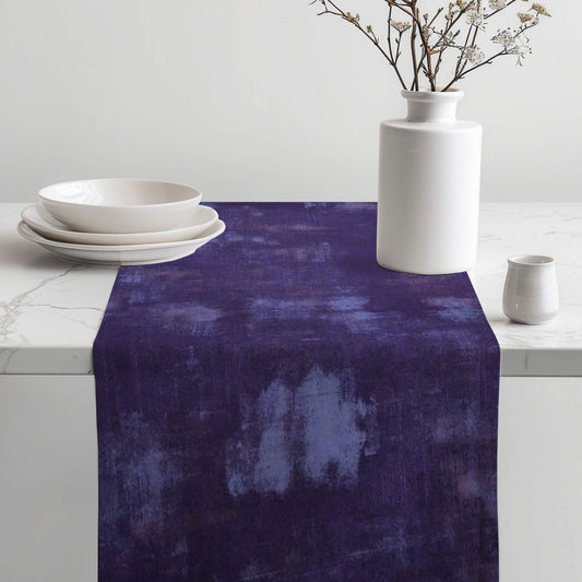 Eggplant Purple Abstract Table Runners Placemats color 245