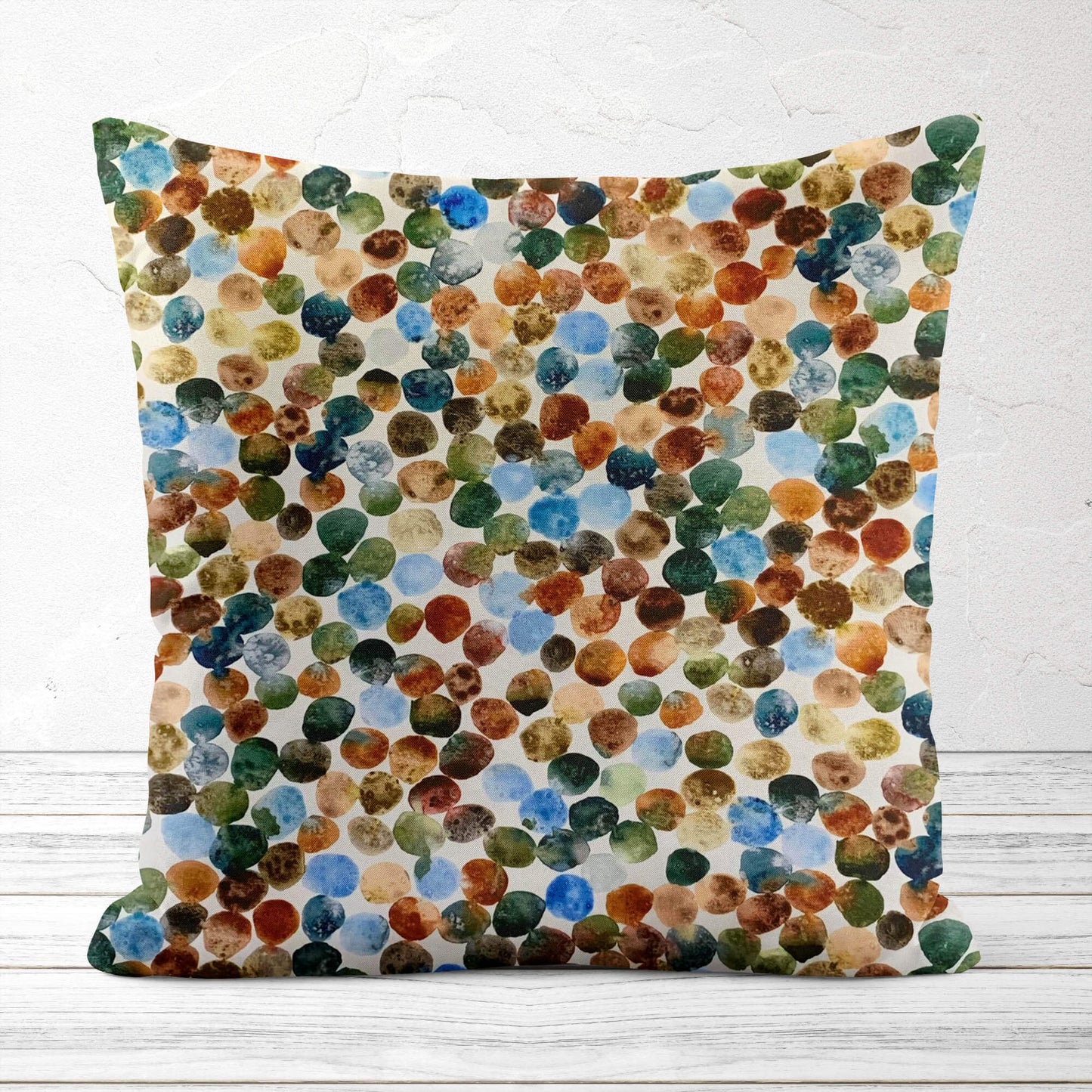 Rock Collection Desert Oasis Abstract Pillow Covers and Euro Shams