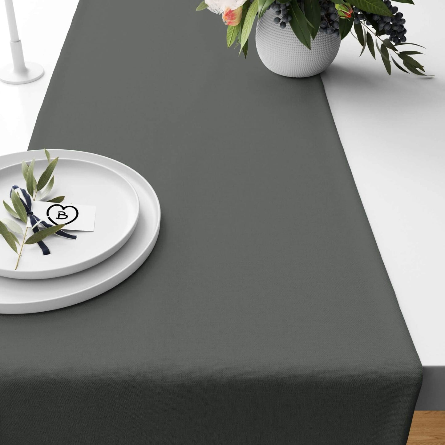 Slate Gray Table Runners Placemats color 170