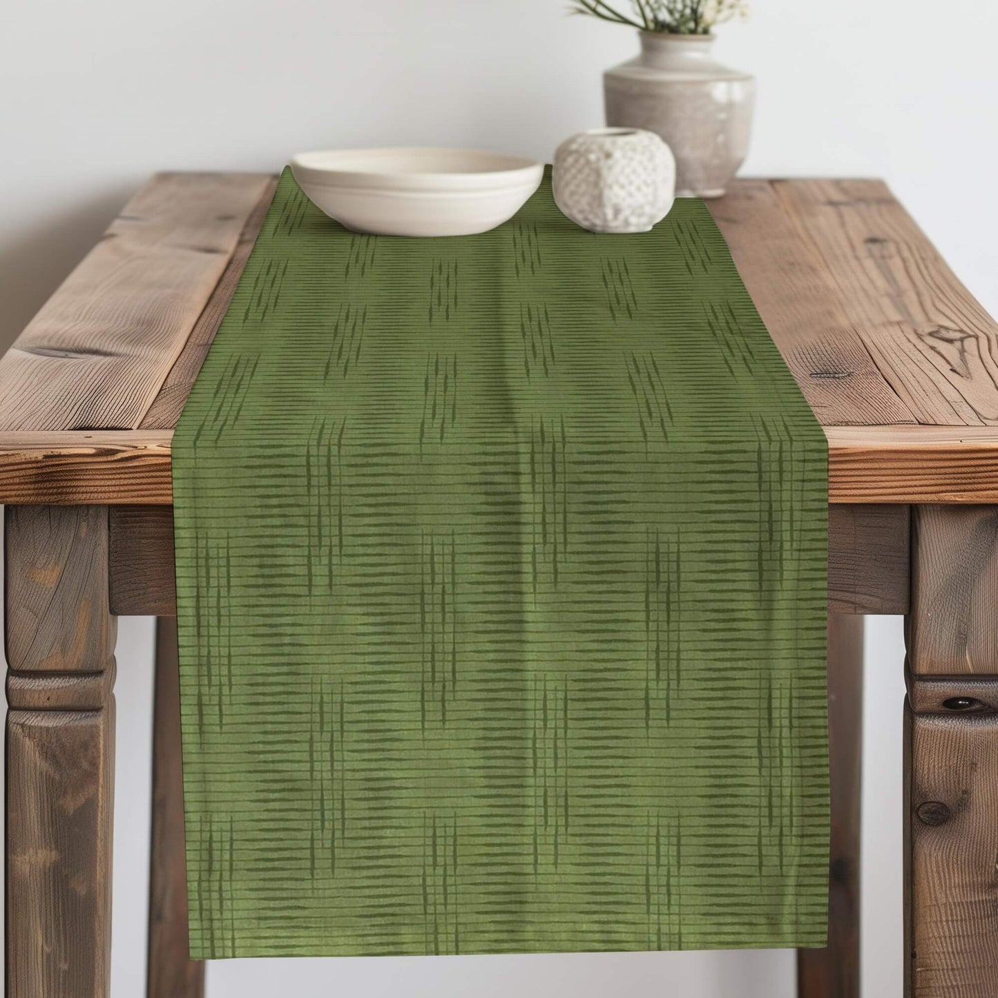 Fern Green Table Runners Placemats Modern Print