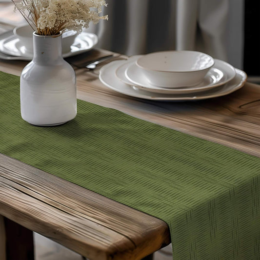 Fern Green Table Runners Placemats Modern Print