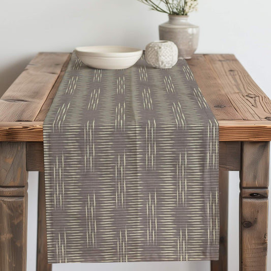 Weathered Brown Table Runners Placemats Modern Print