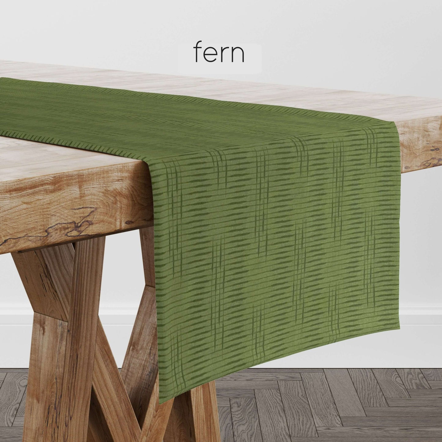 Fern Green Table Runners Placemats Modern Print