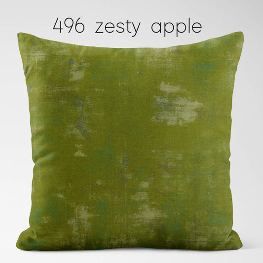 Zesty Apple Green Abstract Pillow Covers color 496